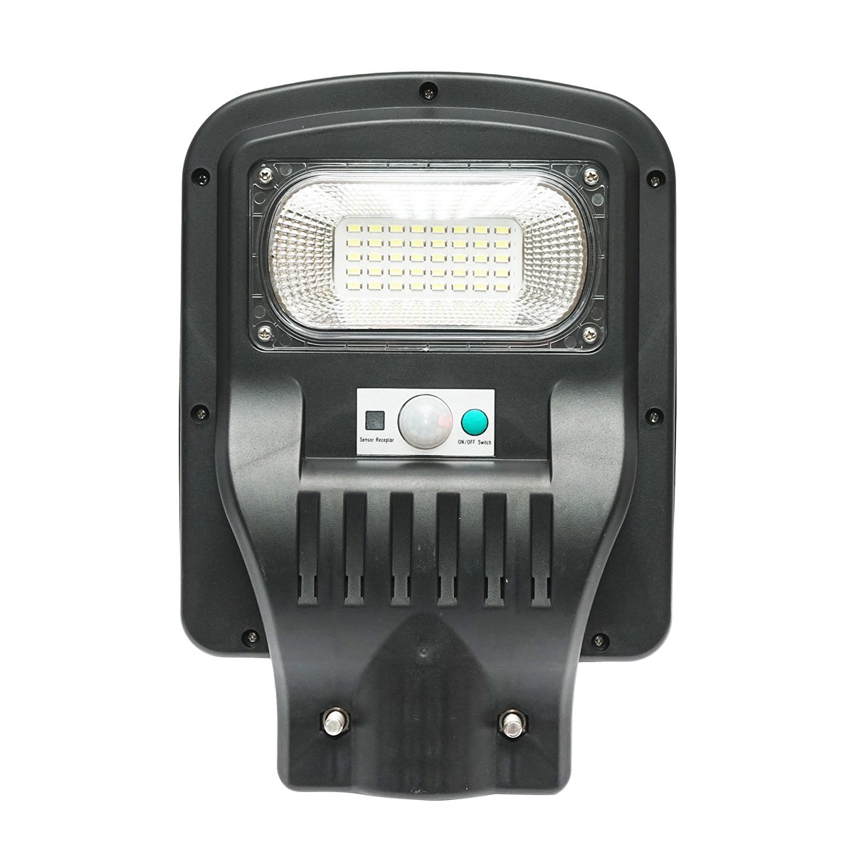 Lampa solara LED iluminat stradal 50W, 6500K, IP65 cu panou solar, senzor de miscare si telecomanda Breckner Germany